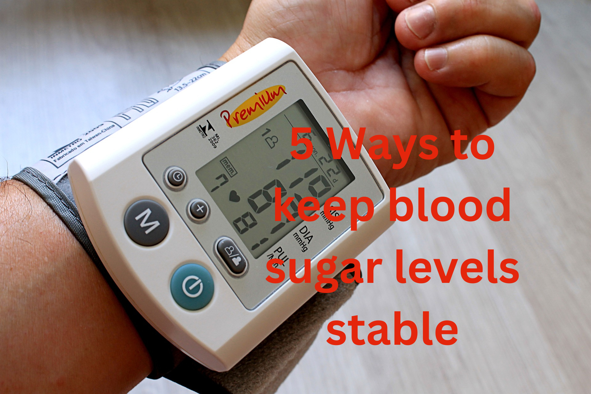 Ways to keep blood sugar levels stable